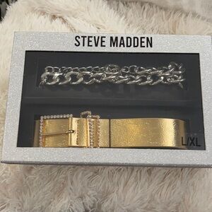 ** New set/2 Steve Madden belts L/XL
